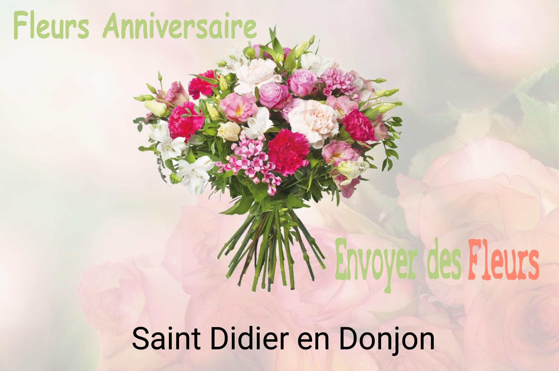 Bouquet de fleurs d’anniversaire livré à Saint-Didier-en-Donjon