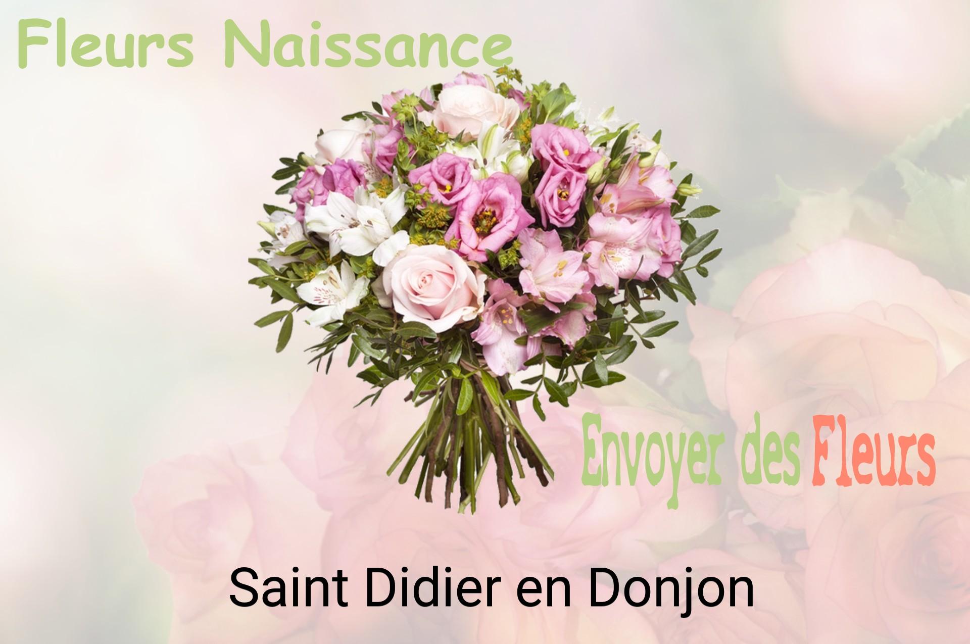 Bouquet de fleurs de naissance livré à Saint-Didier-en-Donjon